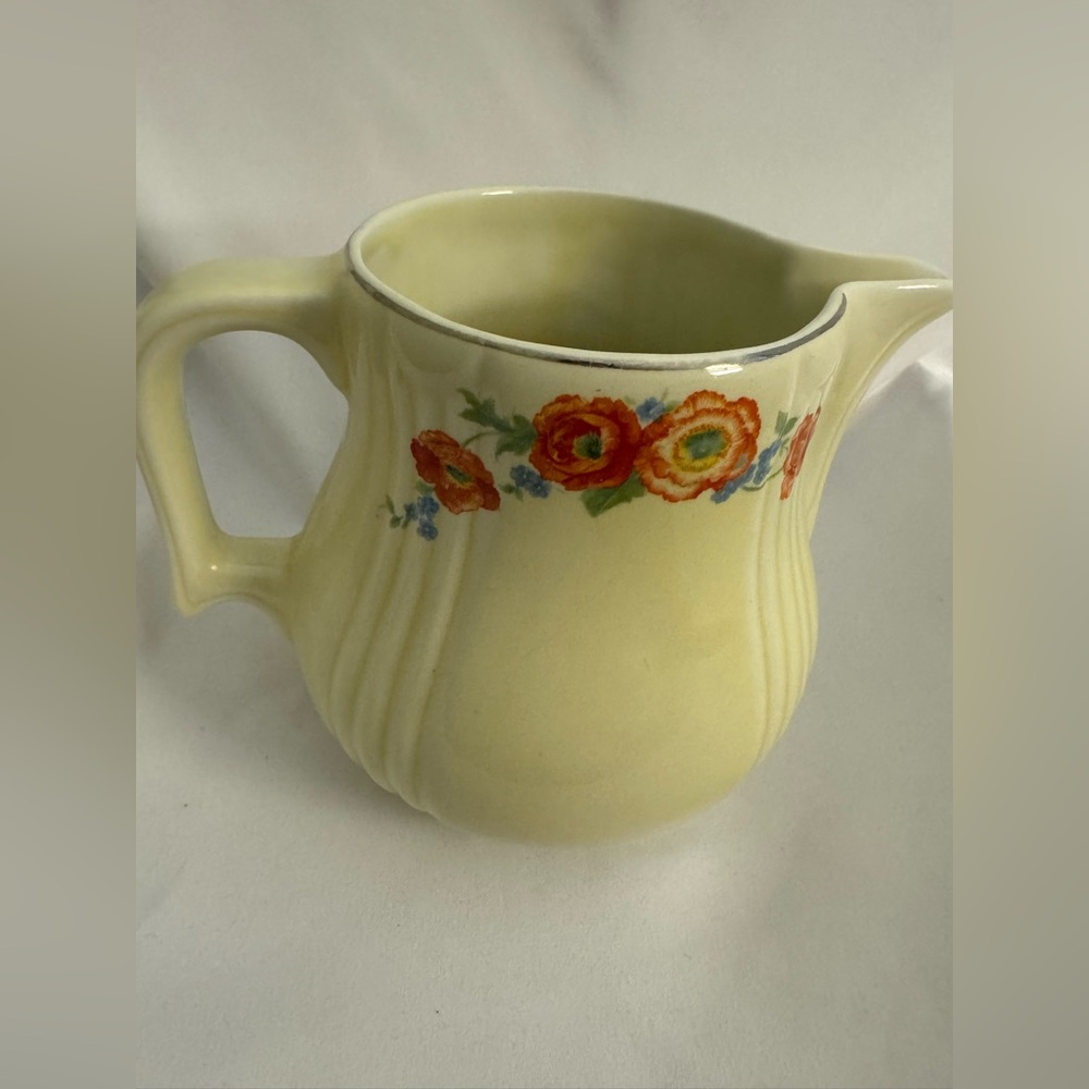 Vintage Halls Pottery Pitcher, made in the USA.